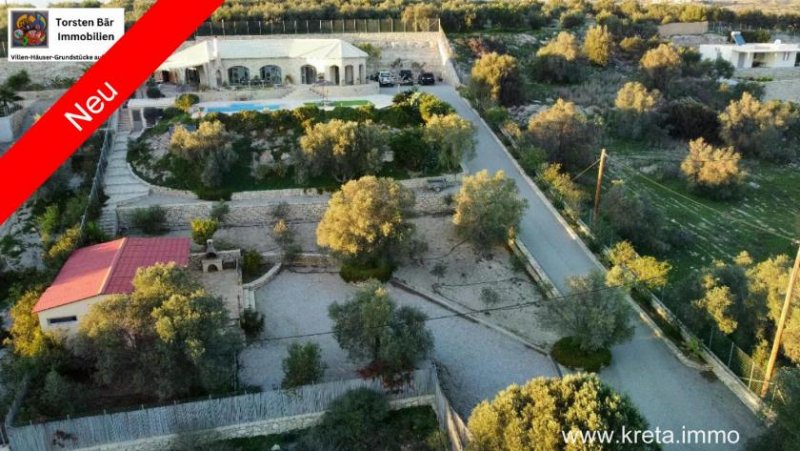 Pitsidia Kreta, Pitsidia Naturstein Villa die Komfort und Charme vereint Haus kaufen